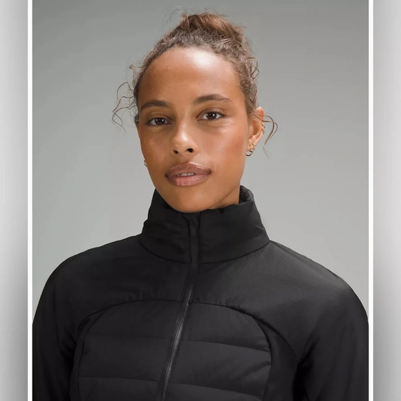 NWT Lululemon Down for It All Cropped Half-Zip Pullover in Black Size 6 - Picture 5 of 15